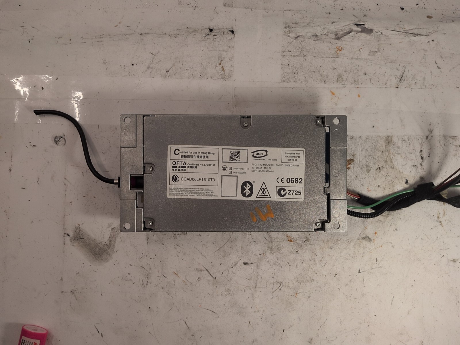 2009 BMW X5 Bluetooth Control Unit Module CCAD06LP1 OEM 610T3 