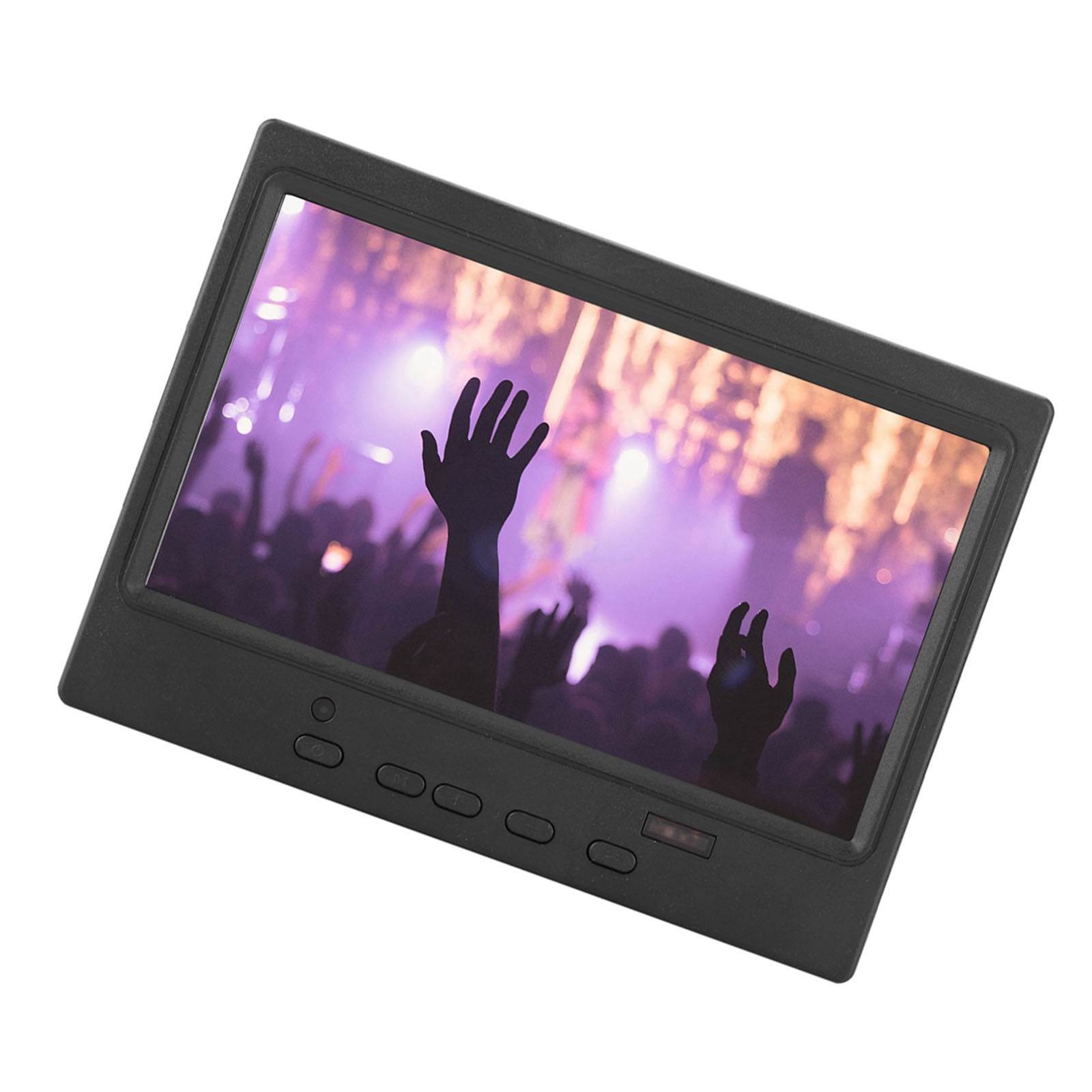 For 7in Portable Monitor 1024x600 Multifunction Display Support VGa AV