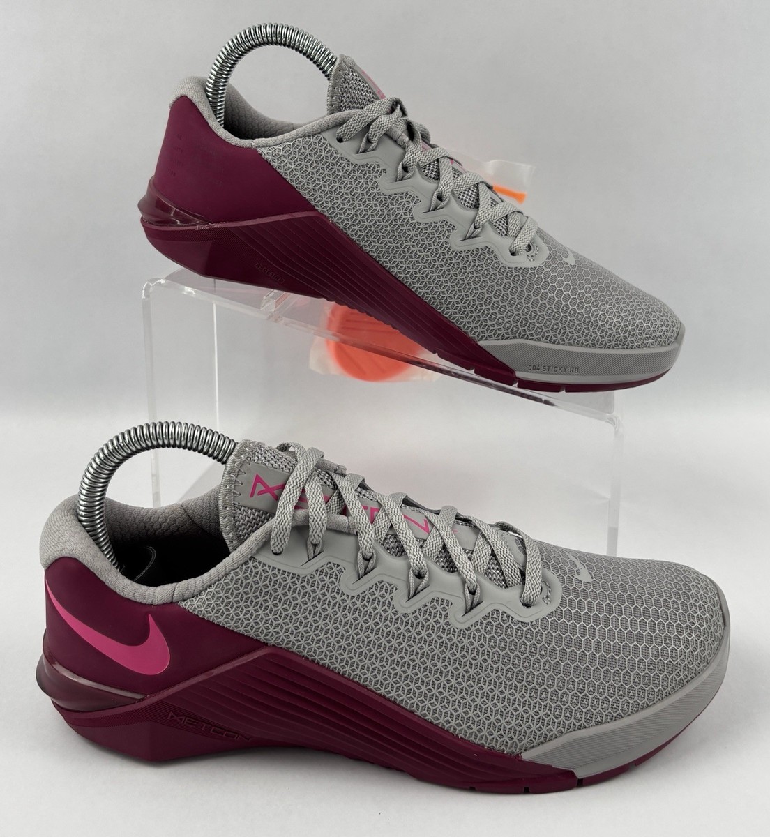 Women's Nike Metcon Training Sneakers Atmosphere Gray/Pink Size