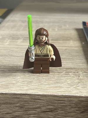 LEGO Star Wars Qui-Gon Jinn sw0322 mit Lichtschwert   Original   ohne Risse