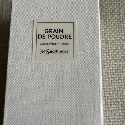 YSL GRAIN DE POUDRE ACCORD VIOLETTE SAUGE EAU DE PARFUM 125ml/4.2oz Sealed Rare