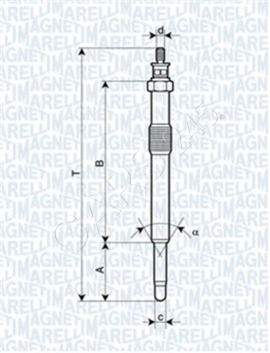 Glow Plug Fits PEUGEOT FORD CITROEN FIAT VOLVO LANCIA FORD AUSTRALIA 596065