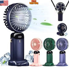 Mini Hand-held Fan Portable Folding Desk Fan Cooler Cooling USB Rechargeable Fan