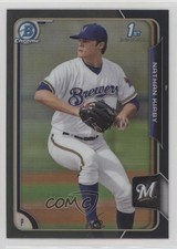 2015 Bowman Draft Chrome Asia Exclusive Black Refractor Nathan Kirby #145 c5r