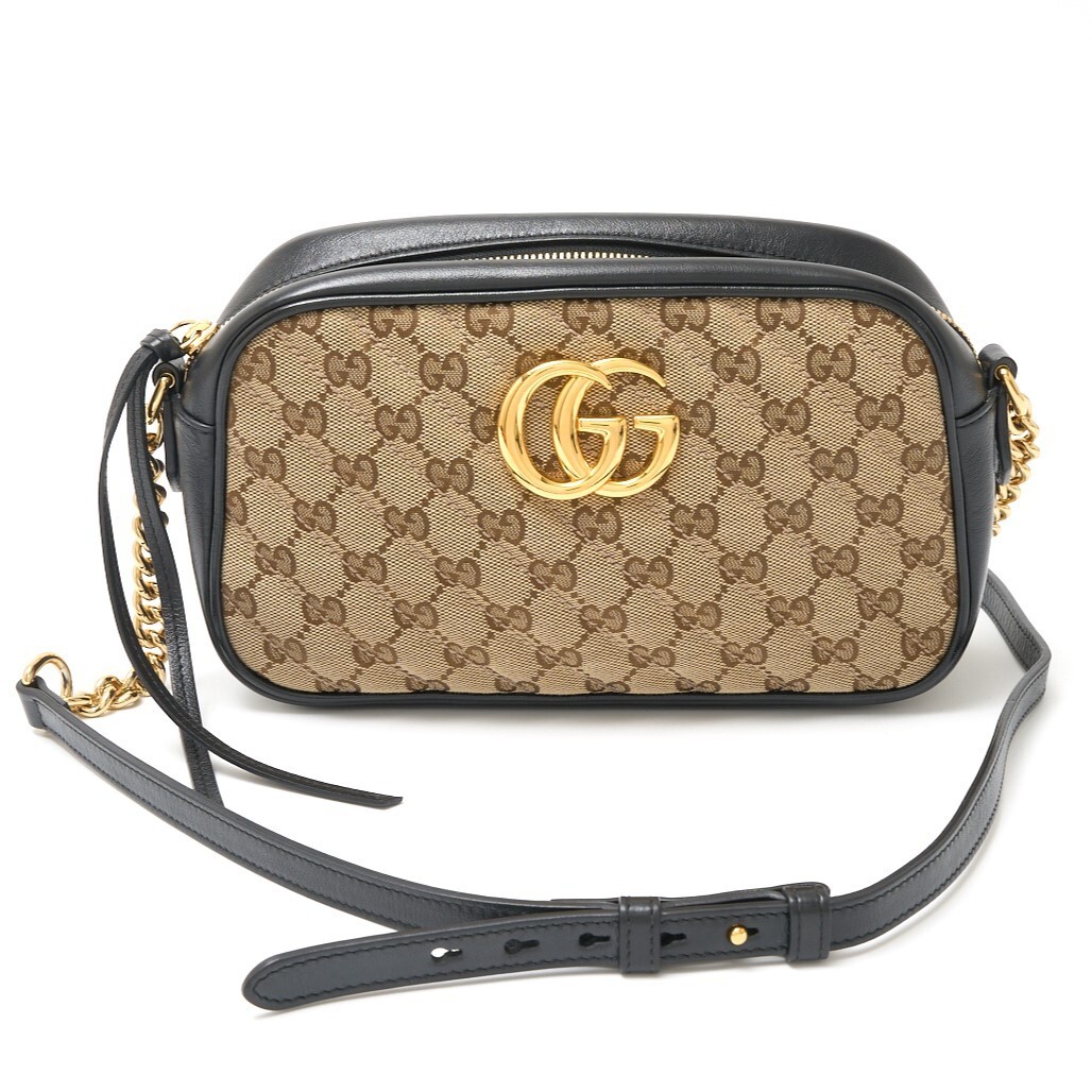 GUCCI GG Marmont Small Quilted Leather Shoulder Bag Crossbody 447682 286264