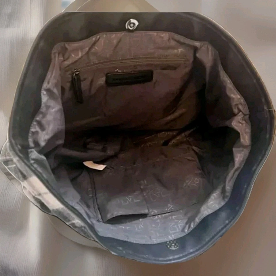 Bolso de hombro a cuadros negro y gris de Daniel Nicole Foto 3 de 4