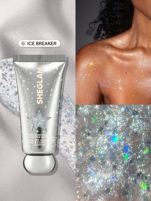 SHEGLAM Starter Body Highlighter Glitter Gel-Ice Breaker Gel Highlighter Liquid 