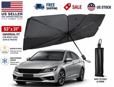 Car Windshield Sun Shade Foldable Umbrella Front Window Cover Visor Umbrella