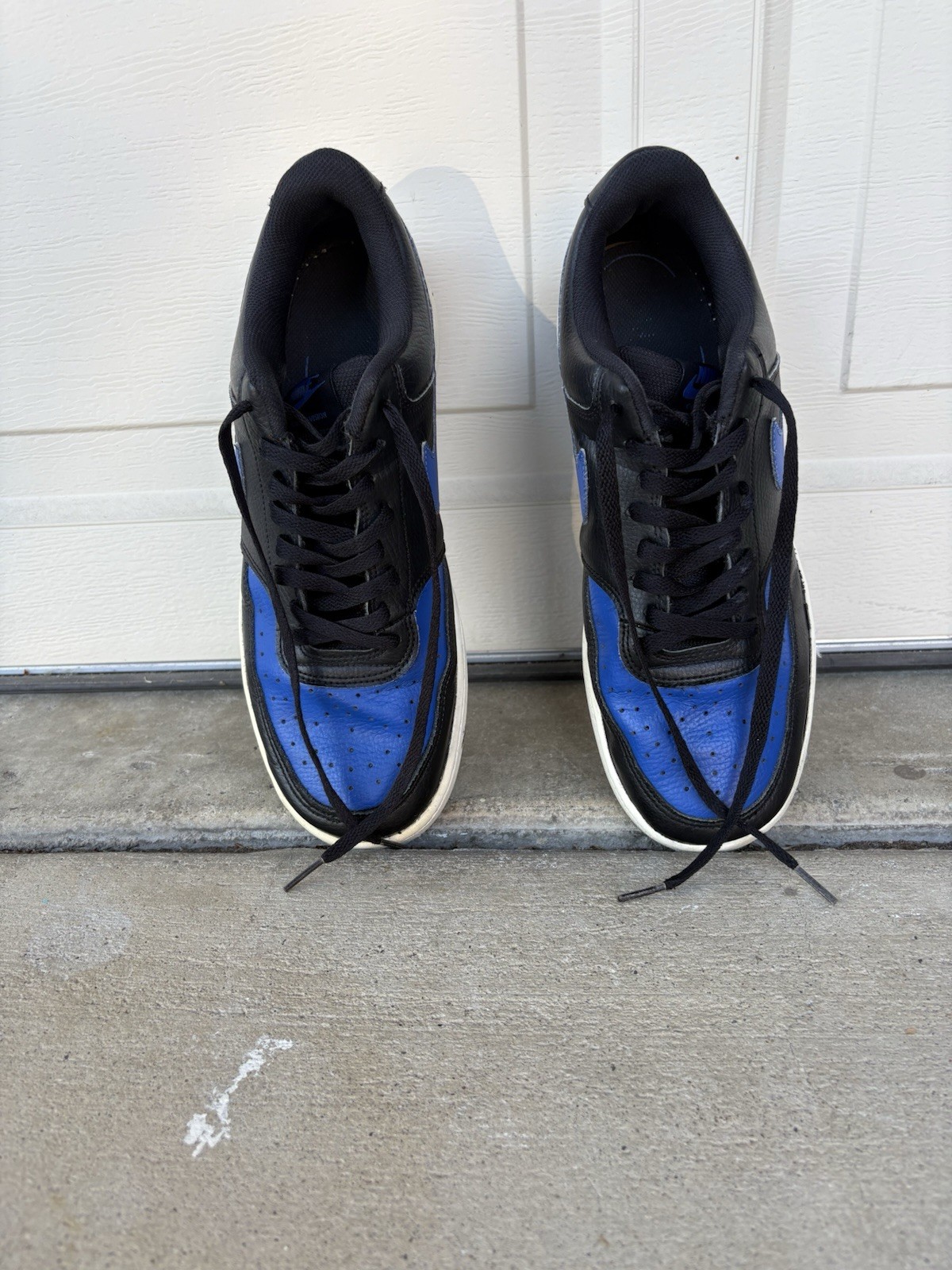 Nike Court Vision Low Men&rsquo;s Colorblock Black Blue Low Top 