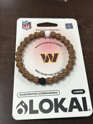Large Washington Commanders LOKAI BRACELET Brand New - Image 1 of 4