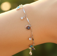 Elegant Silver Tone Star Bracelet Silver Plated Designer Bracelet For Women