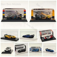 CM 1/64 Senna GTR Racing Sports Diecast Metal Car Ornaments Supercar