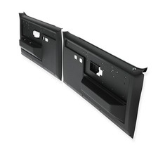 GENERICO Bisel Para Manija De Puerta Interior Delantero Negro Lado