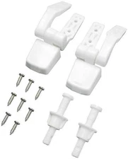 NEW PLUMB PAK PP835-34 STRAIGHT LEAF TYPE TOILET SEAT HINGE ASSEMBLY 5050984