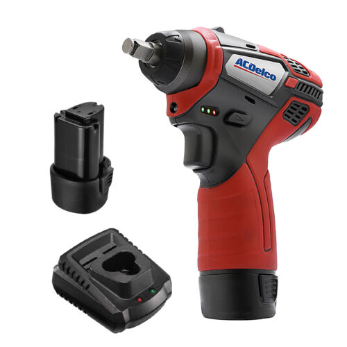 ACDelco ARI12104P G12 Series 12V Li-ion 3/8” 90 ft-lbs. Impact Wrench Tool Kit - Afbeelding 1 van 6