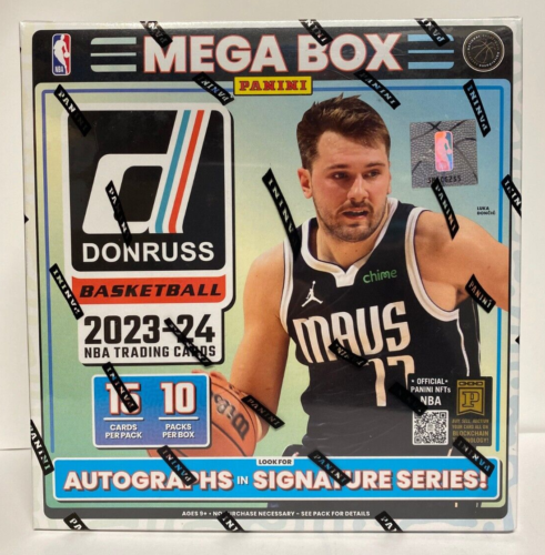 2023-24 PANINI DONRUSS BASKETBALL NBA SEALED MEGA BOX AUTOGRAPHS SERIES!!! - Picture 1 of 3