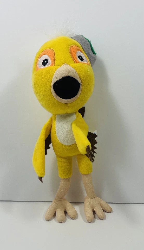 "Muñeco de peluche Rio 2 Nico 9"" amarillo canario pájaro juguete sombrero raro de colección" Foto 2 de 4