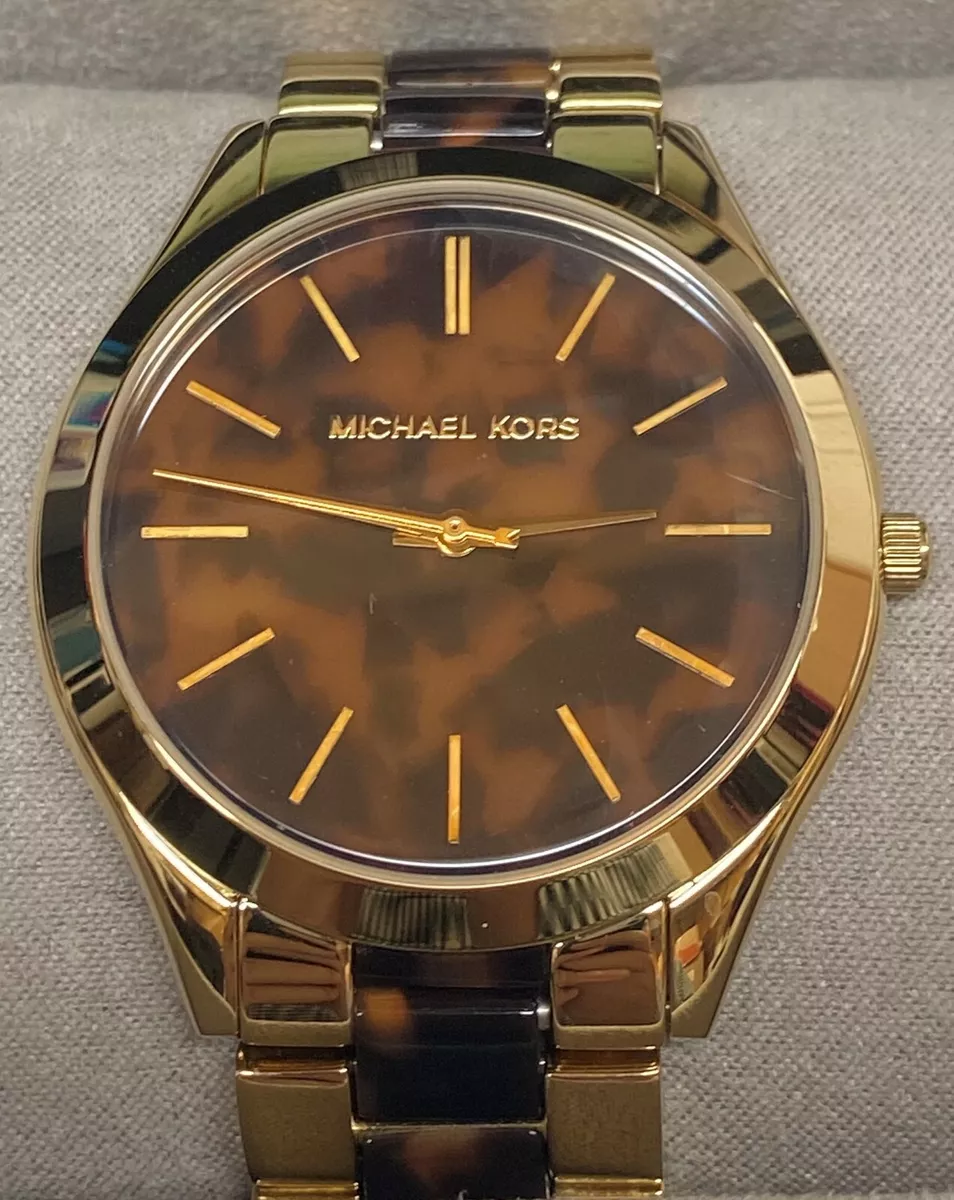 Michael kors 2024 uhr runway gold