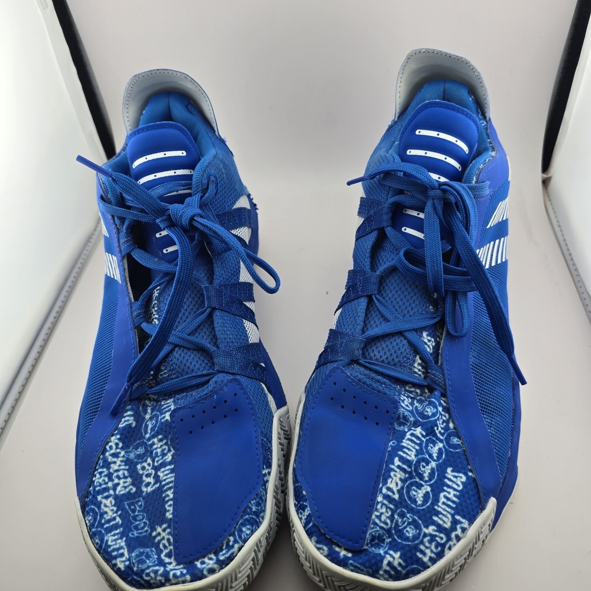 Adidas DAME6 バスケットボールシューズ　ブルー　30cm バッシュ Adidas DAME6 バスケットボールシューズ ブルー 30cm バッシュ