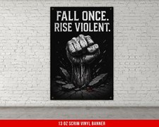 Motivational Gym Banner - Custom Fitness Wall Art for Home or Garage Gym