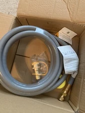 SUMNEW 12 Feet 1/2 inch ID Natural Gas Hose, Quick Connect/Disconnect Fittings w