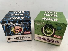 Lot Of 6 Dr Squatch X MARVEL HULK & THOR SCRUB Limited Edition Soap NEW (6) Pcs