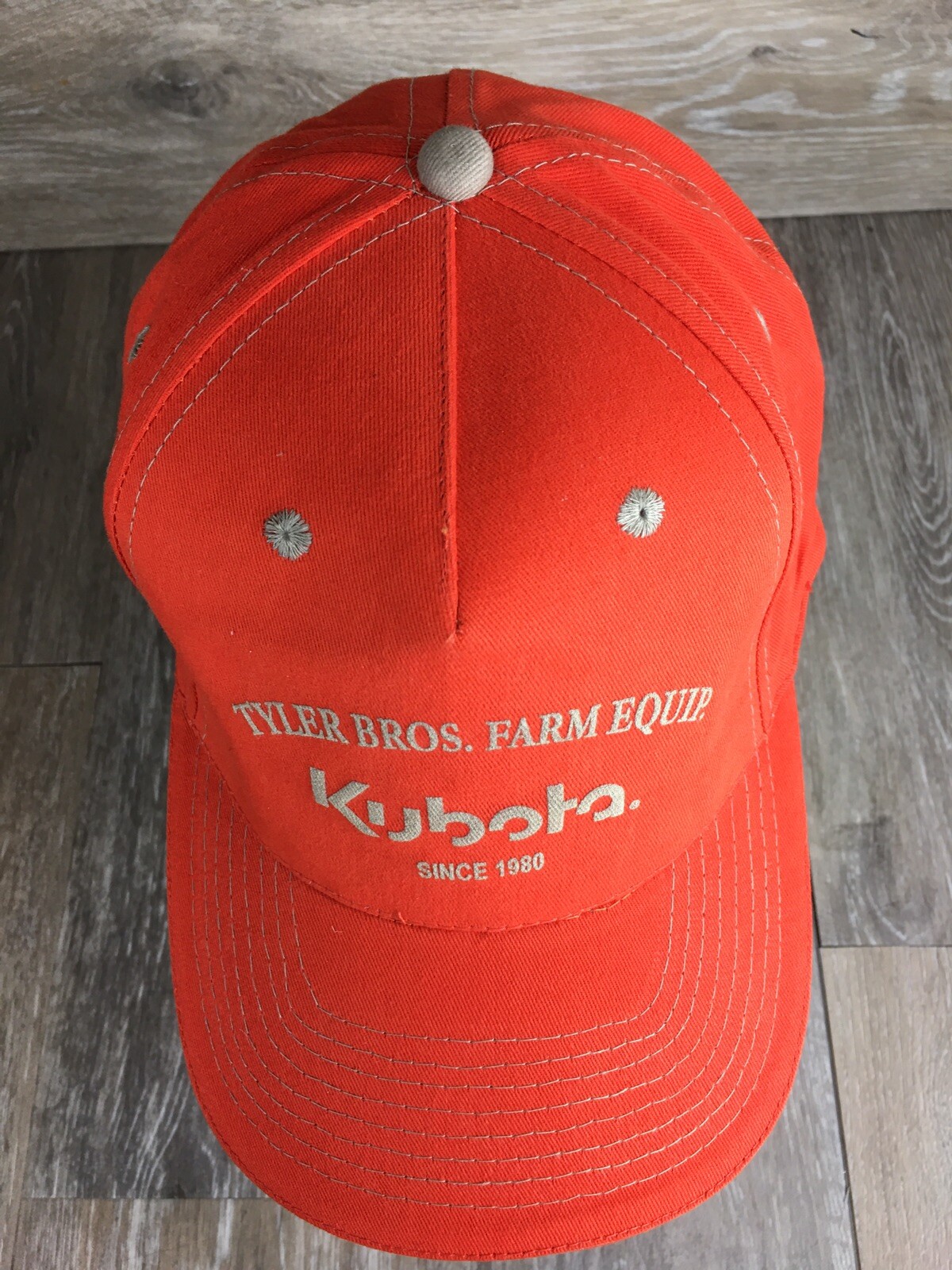 Minors Tyler Bros. Farm Equip. Hunter Orange Hook And Loop Adjuatable