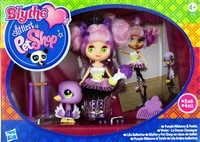 Blythe Loves Littlest Pet Shop - Colourfully Cute Collection - Purple Ribbons & Blythe Loves Littlest Pet Shop - Colourfully Cute Collection - Purple Ribbons &