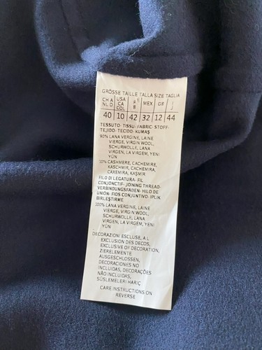 MAX MARA, Wool & Cashmere Coat, Size 10 US, 12 GB, 40 DE, 44 IT - Picture 12 of 13
