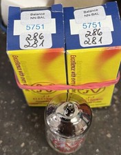  2 jj 5751 Tube Lower Gain 12AX7 - Tube Amp Doctor Sourced / Matched Pair