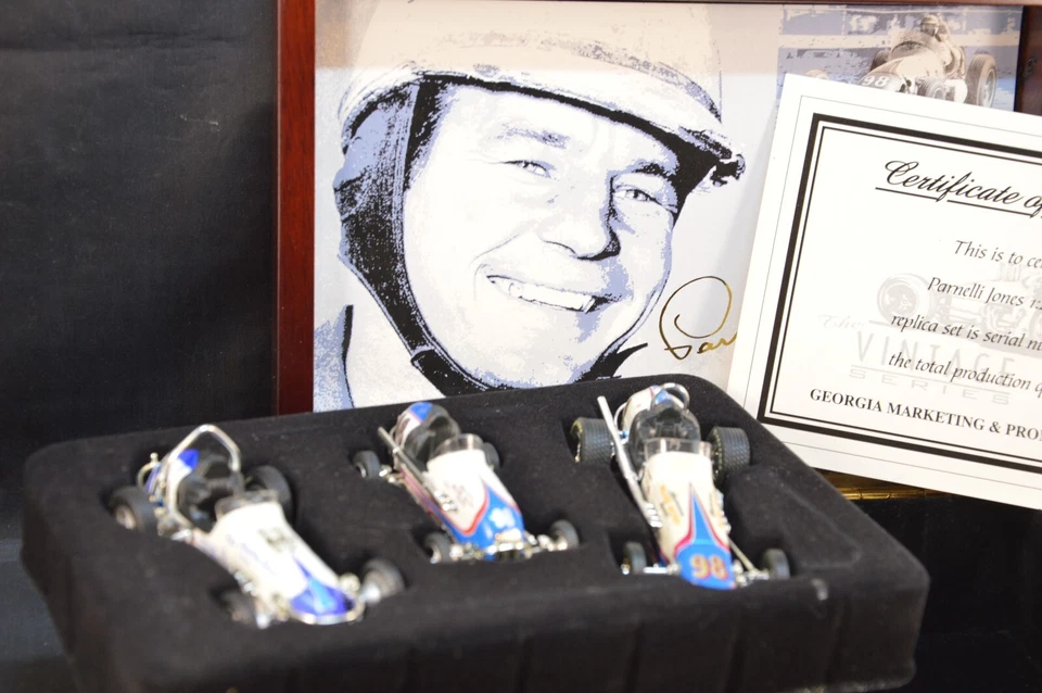 GMP PARNELLI JONES 1/43 3 CAR SET LIMITED EDITION CON CERTIFICATO DIE CAST - Immagine 4 di 4