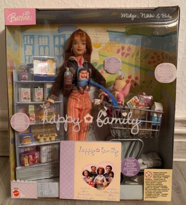 Barbie - Happy Family, Midge, Nikki & Baby (Mattel, 2004), C5970, OVP, neu
