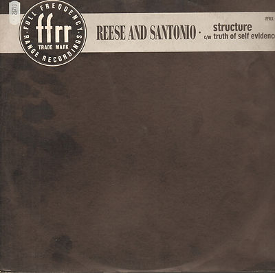 REESE & SANTONIO - Struktur mit Wahrheit des Selbstverweises - FFRR - 1988 - UK