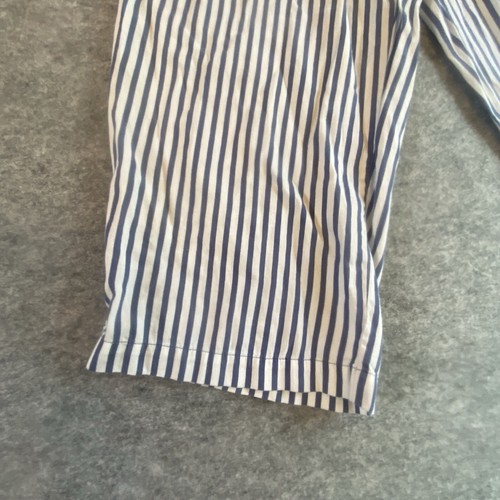Cabernet Sleep Sense Womens Pajama Set Sz Large Cap Stripes Cotton Lightweight - Picture 12 of 22