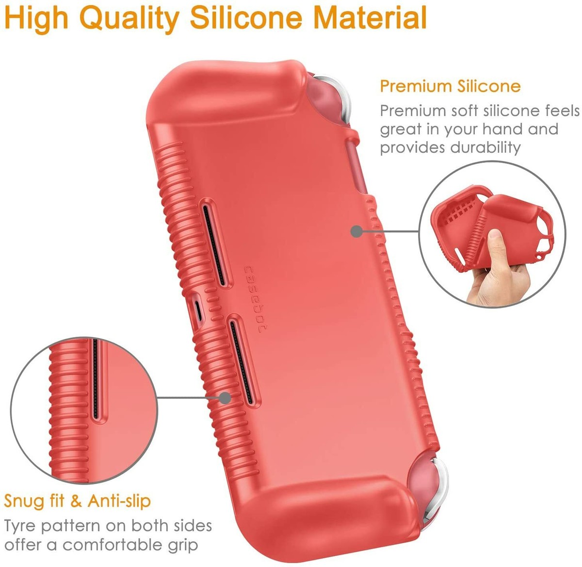 Case for Nintendo Switch Lite (2019) Soft Silicone Shockproof