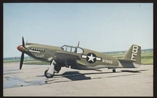 North American A-36-A World War II  Military Aircraft Postcard