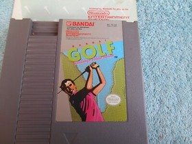 VINTAGE 1988 BANDAI GOLF CHALLENGE PEBBLE BEACH NINTENDO NES HAS ORIGINAL MANUAL