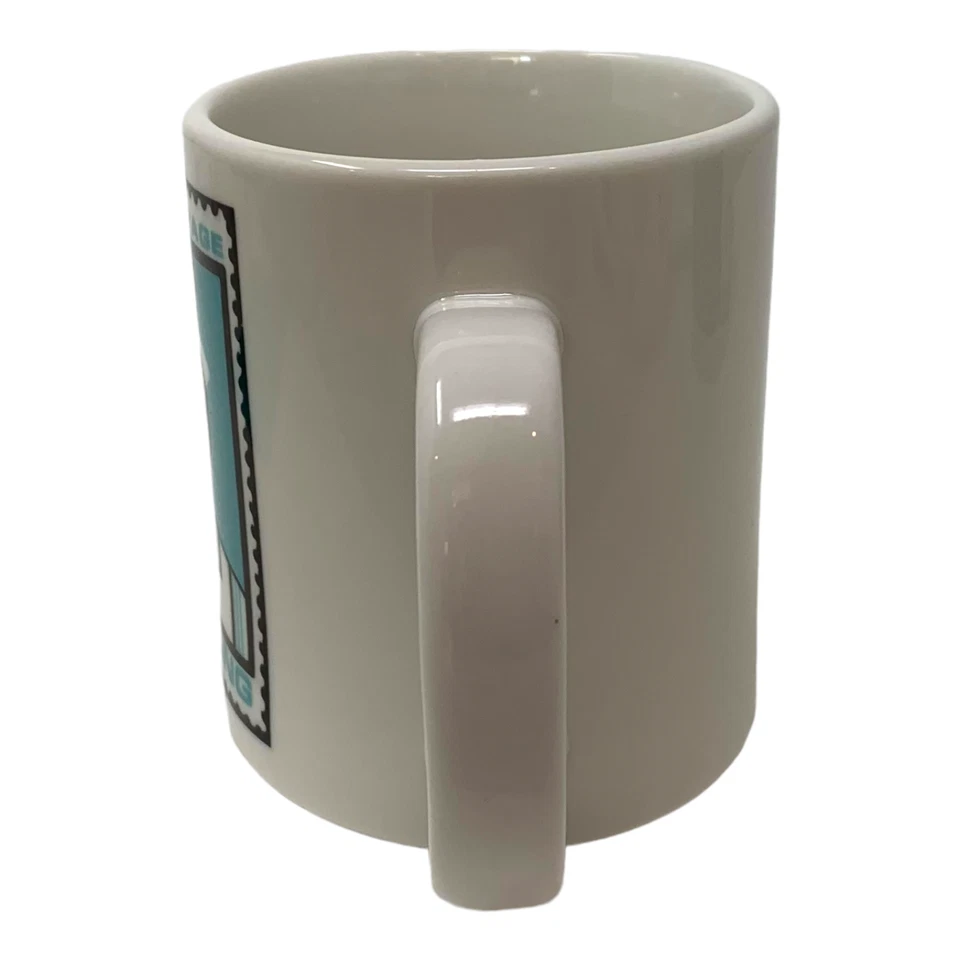 Caneca postal de enfermagem Rosalinde selo comemorativo 4 centavos copo de cerâmica branca presente - Imagem 2 de 4