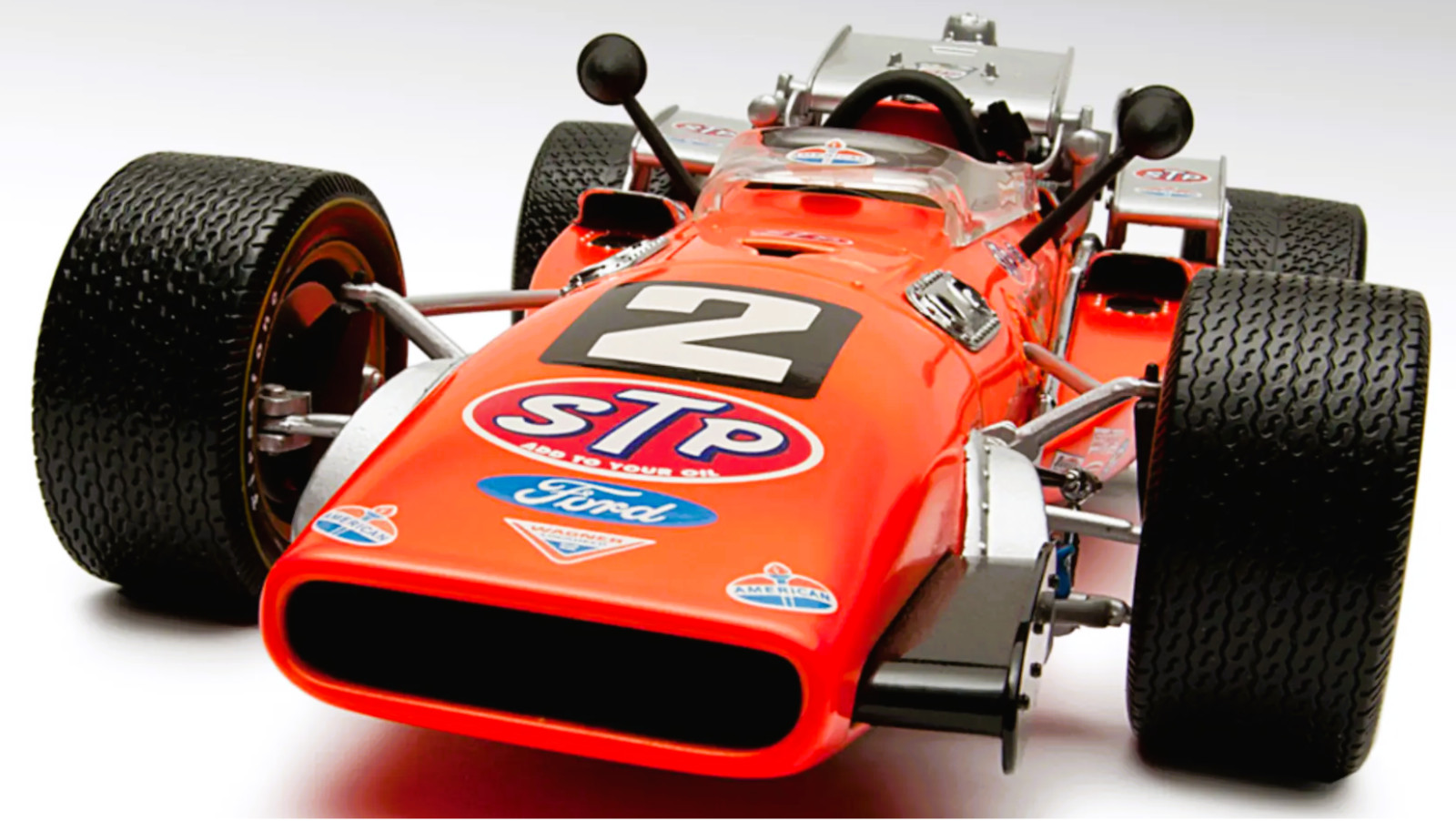 Ferrari Engine in 1969 Race Car w/Gold Wheel Rims 1:18 SCALE CUSTOM METAL MODEL