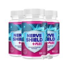 3-Pack Nerve Shield Plus Advanced Defense Formula - 180 Capsules