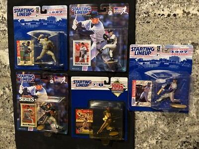 5 DIFF 1995 to 2000 Starting Lineup MLB LOT Park Reynolds Millwood Fielder RODRI