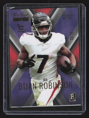 2023 Wild Card Matte - Xplode #MXP-BR Bijan Robinson Purple #/75