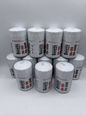 Case of 12 Security SO-195 Engine Oil Filter For MAZDA FORD DODGE JEEP MERCURY