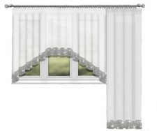 Fenstergardine Weiß Gardine