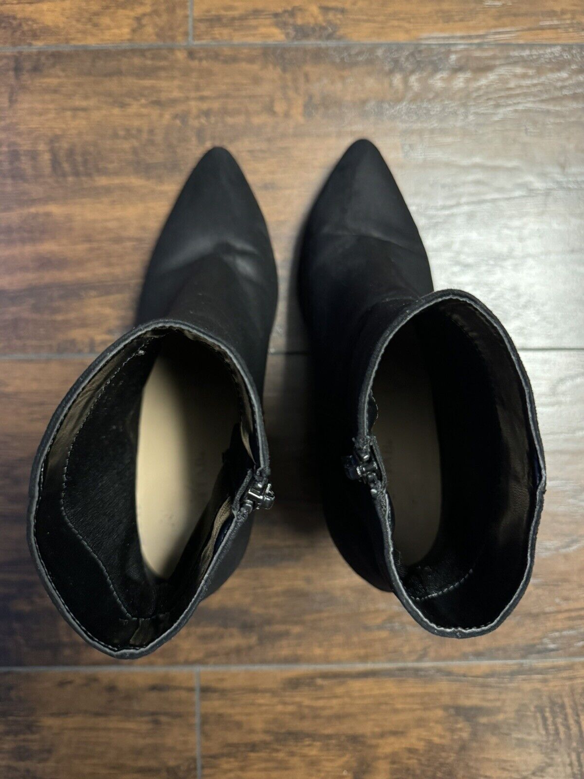 Just Fab Wedge Heels Black Suede Women Size 6.5 W… - image 7
