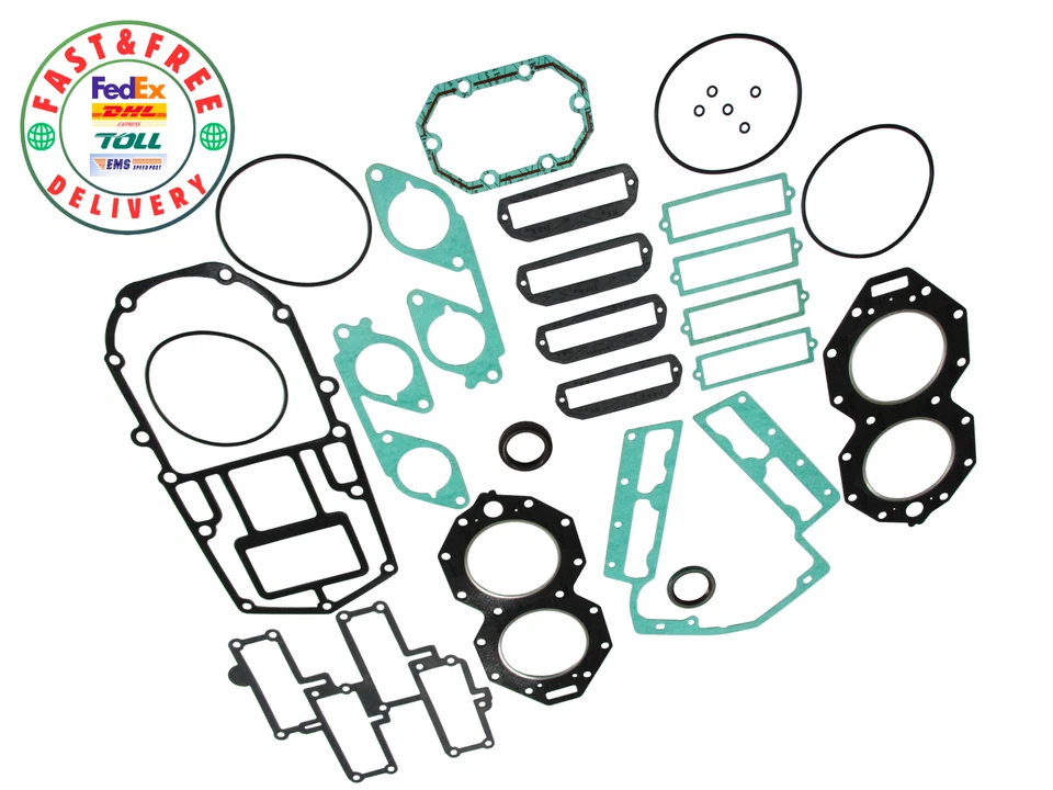 Kit de juntas de cabezal eléctrico para Johnson Evinrude OMC 432570 18-4322 9-64109 39400  Foto 2 de 4