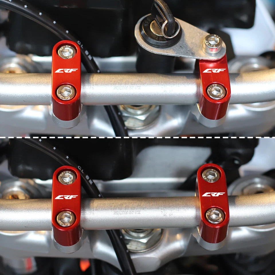 Cubiertas de sujeción de manillar CNC para HONDA CRF 150F 150R 150RB 230F/M/L 250F/R 300L Foto 4 de 4