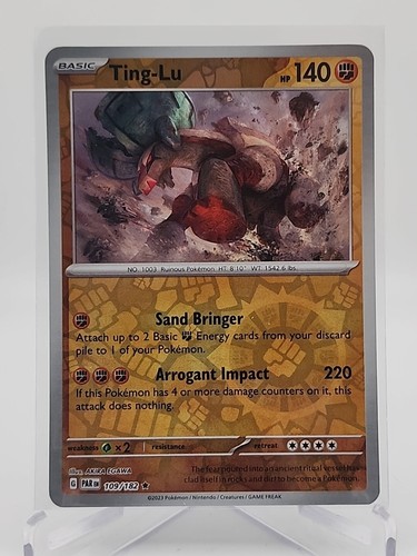 Ting-Lu [Reverse Holo] 109/182 Pokémon TCG Paradox Rift | eBay