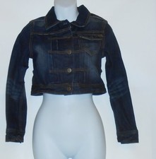 Jeans by Buffalo Girls Denim Jean Jacket Dark Wash L/14 NWT