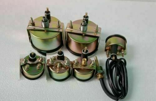 Kit Strumenti Replica Smiths Per Auto - 52mm Temperatura Olio Benzina Voltmetro + Tachimetro 85mm